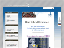 Tablet Screenshot of banterkirche.de